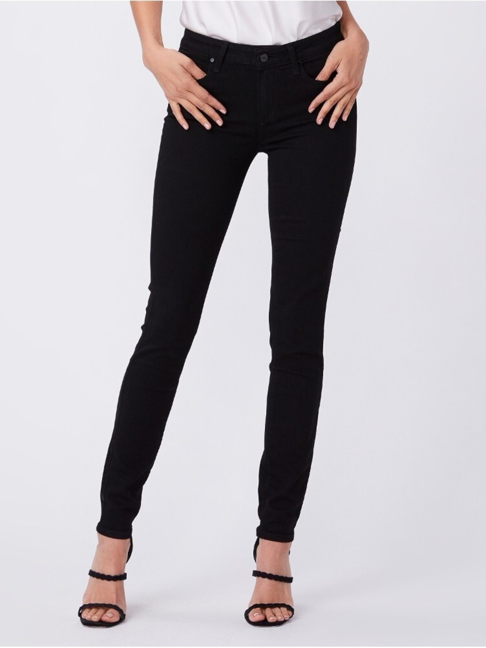 Paige verdugo ultra skinny Women Black Slim Fit Jeans size 29